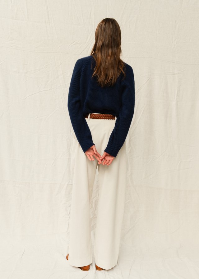 Aime_Gigi Cashmere Jumper_Navy & Drake Corduroy Trouser_Ecru_05.jpg