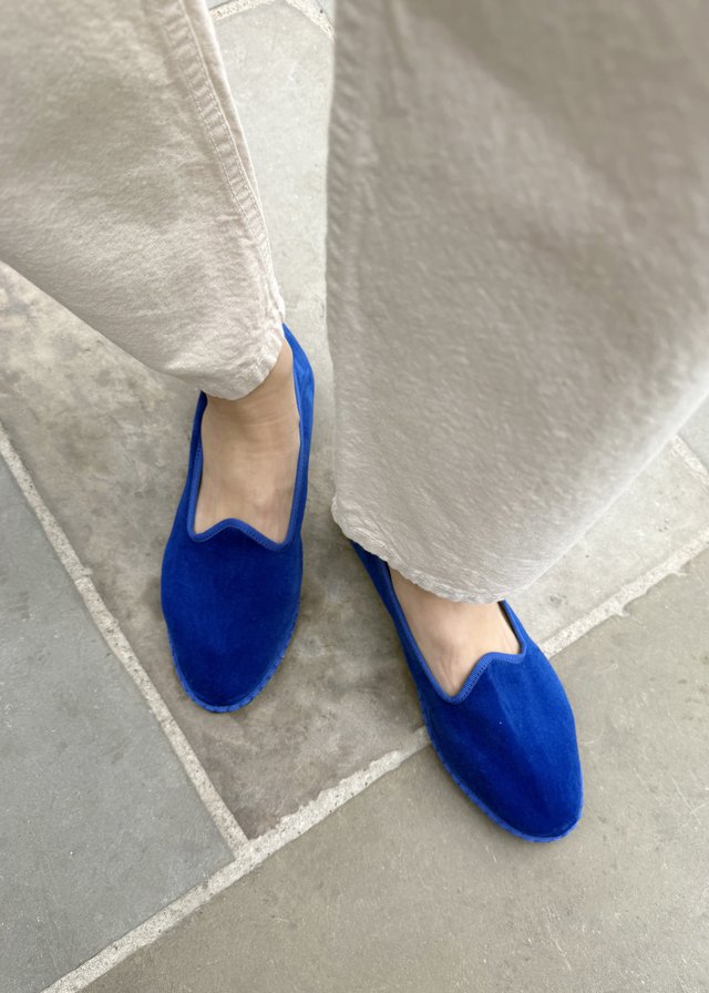 Drogheria Crivellini_Furlane Velvet Slipper_Royal Blue.jpg