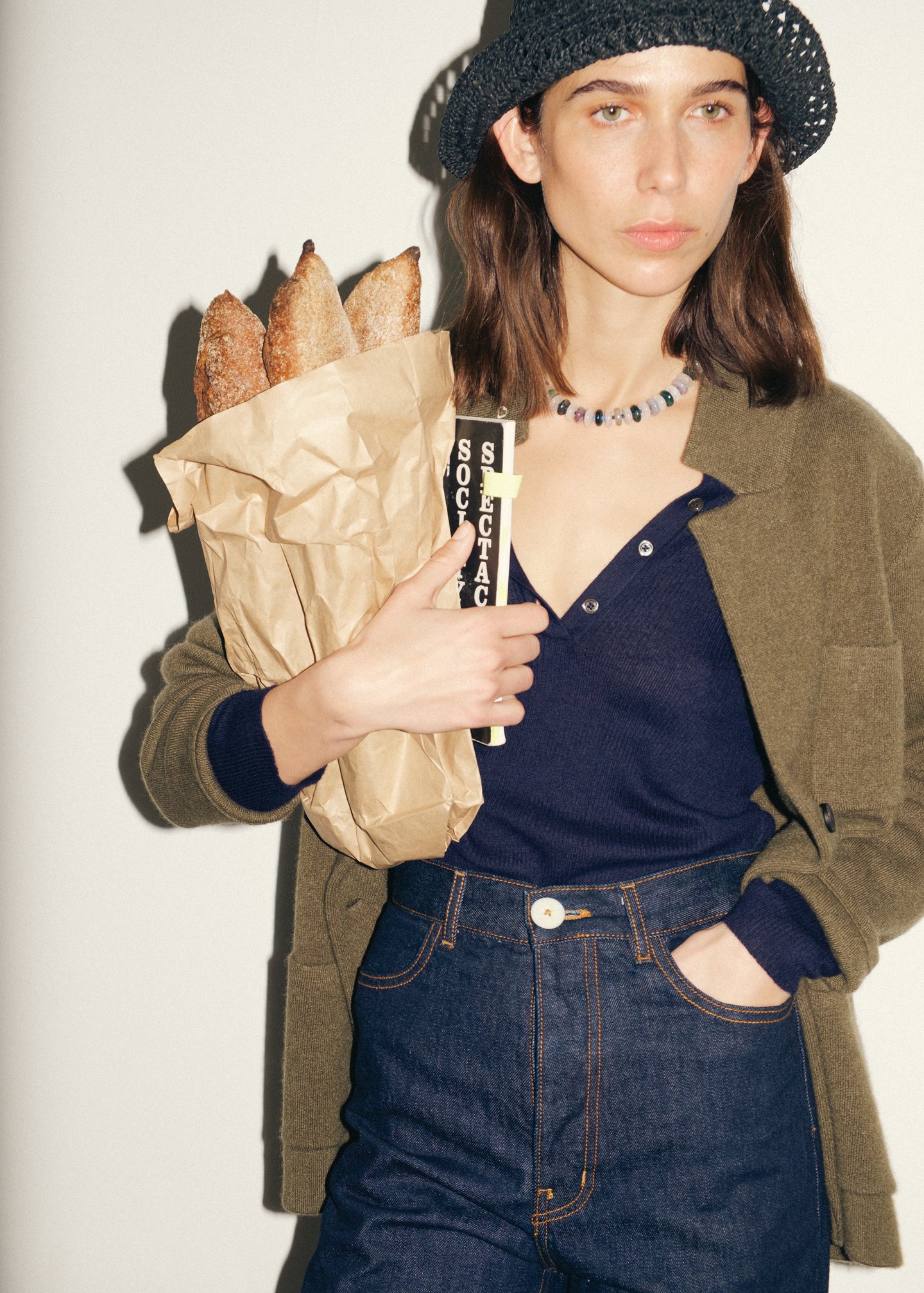 Gilda Cashmere Jacket — Khaki